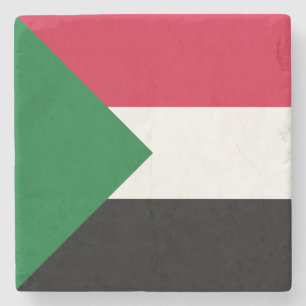 Posavasos De Piedra Bandera de Sudán