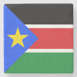 Posavasos De Piedra Bandera de Sudán del Sur
