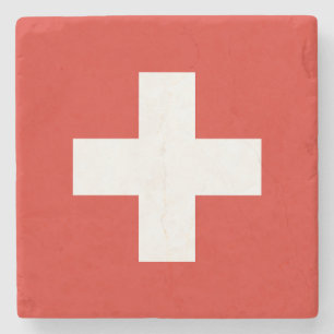 Posavasos De Piedra Bandera de Suiza