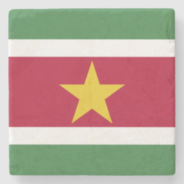 Posavasos De Piedra Bandera de Surinam