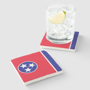 Posavasos De Piedra Bandera de Tennessee