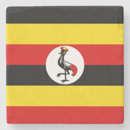 Posavasos De Piedra Bandera de Uganda (Uganda)