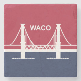 Posavasos De Piedra Bandera de Waco (Texas, Estados Unidos)