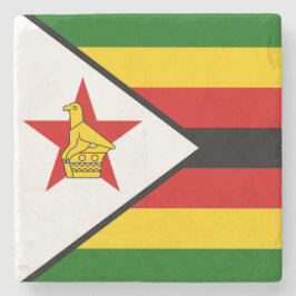 Posavasos De Piedra Bandera de Zimbabue