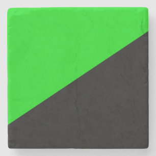 Posavasos De Piedra Bandera del Anarquismo Verde