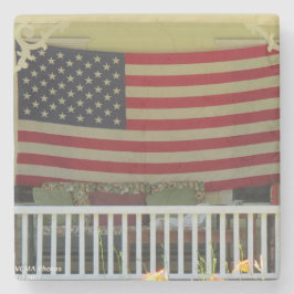 Posavasos De Piedra Bandera del Día de la Independencia - Viñedo de Ma