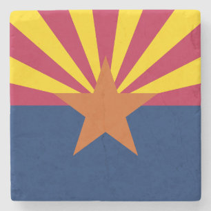 Posavasos De Piedra Bandera del estado de Arizona