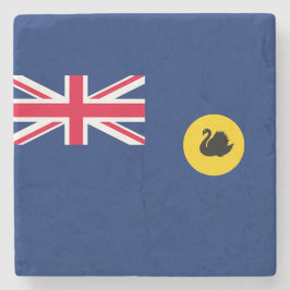 Posavasos De Piedra Bandera del Estado de Australia Occidental