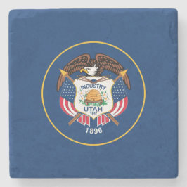 Posavasos De Piedra Bandera del Estado de Utah