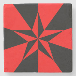 Posavasos De Piedra Bandera del Socialismo Libertario