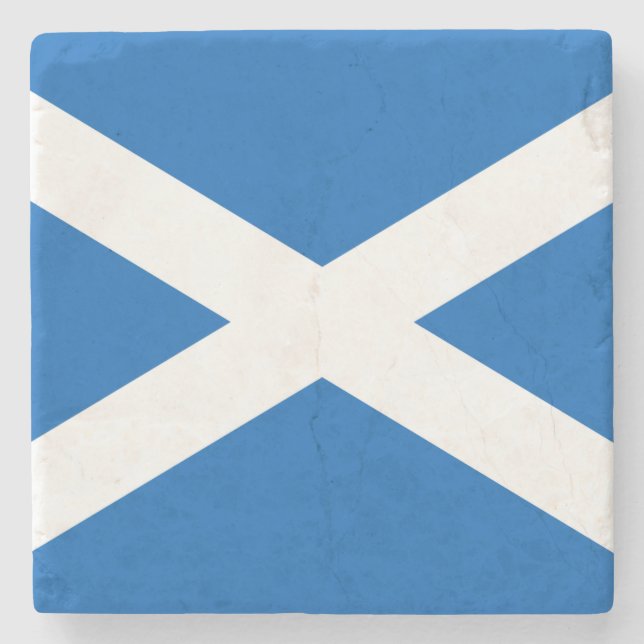 Posavasos De Piedra Bandera escocesa (Saltire) (Bandera escocesa) (Anverso)