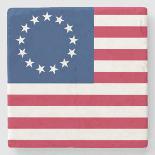 Posavasos De Piedra Bandera estadounidense de la vieja gloria de Betsy