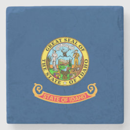 Posavasos De Piedra Bandera estatal de Idaho