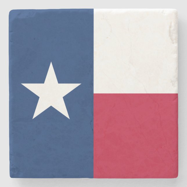 Posavasos De Piedra Bandera Estatal de Texas (Anverso)