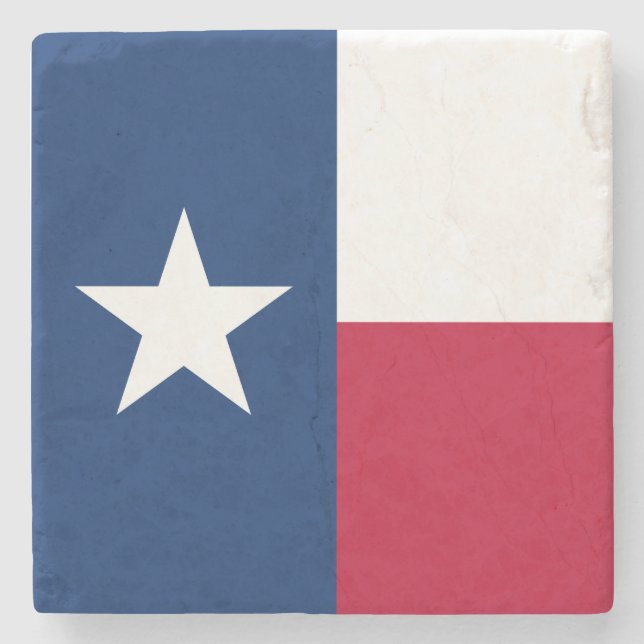 Posavasos De Piedra Bandera Estatal de Texas (Texas) (Anverso)
