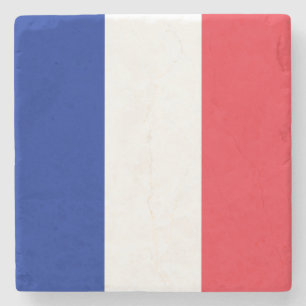Posavasos De Piedra Bandera francesa (Francia)