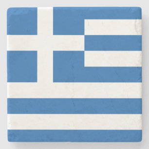 Posavasos De Piedra Bandera griega (Grecia)