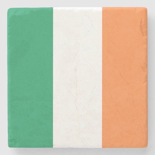 Posavasos De Piedra Bandera irlandesa (República de Irlanda) (ROI) (Ei (Anverso)