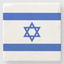 Posavasos De Piedra Bandera israelí (Israel)