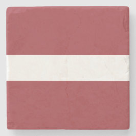 Posavasos De Piedra Bandera letona (Letonia)
