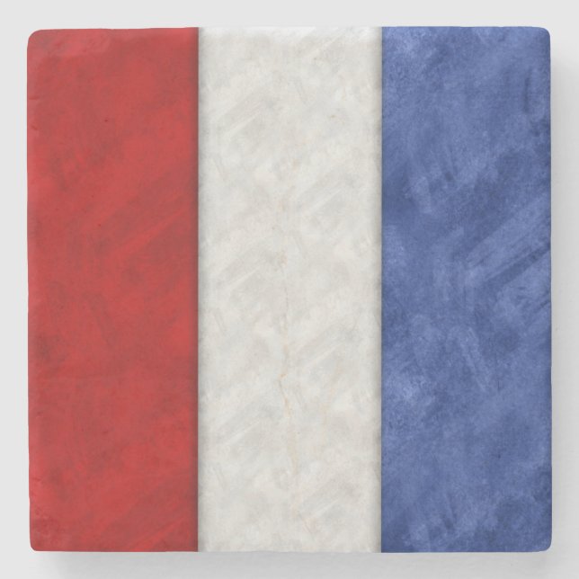 Posavasos De Piedra Bandera marítima de la señal náutica de la acuarel (Anverso)