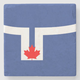 Posavasos De Piedra Bandera municipal de Toronto (Canadá)