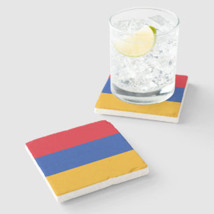 Posavasos De Piedra Bandera patriótica armenia