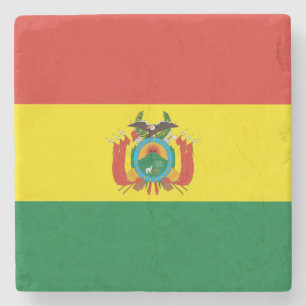 Posavasos De Piedra Bandera patriótica de Bolivia