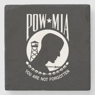 Posavasos De Piedra Bandera POW MIA: Soldados desaparecidos de la guer