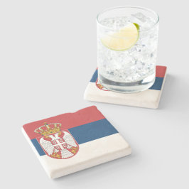 Posavasos De Piedra Bandera serbia