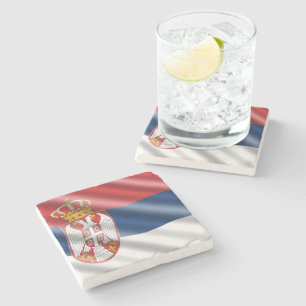 Posavasos De Piedra Bandera servia