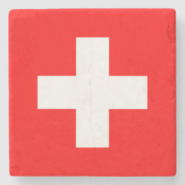 Posavasos De Piedra Bandera suiza (Suiza)