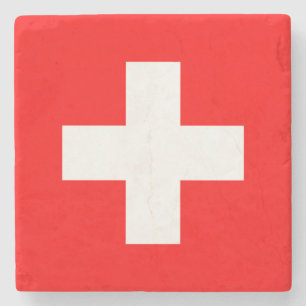 Posavasos De Piedra Bandera suiza (Suiza)