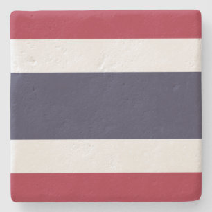 Posavasos De Piedra Bandera tailandesa (Tailandia)