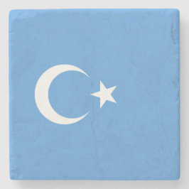 Posavasos De Piedra Bandera uigur del este de Turkmenistán (uigur)