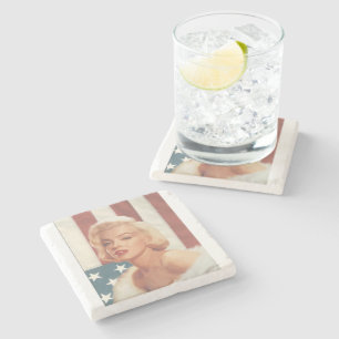 Posavasos De Piedra Bandera ZAZZ de CC15 Marilyn