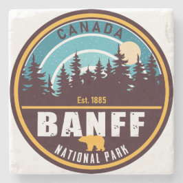 Posavasos De Piedra Banff National Park Canada Travel Vintage