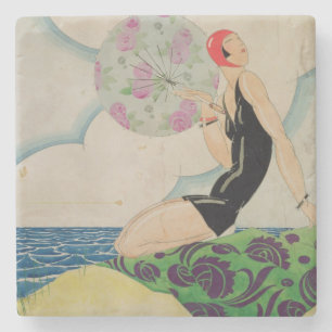 Posavasos De Piedra Bañista, c.1925