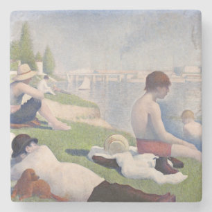 Posavasos De Piedra Bañistas de Jorte Pedro Seurat el en Asni�res