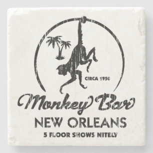 Posavasos De Piedra Bar Monkey Nueva Orleans