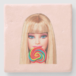 Posavasos De Piedra Barb Stone Coaster