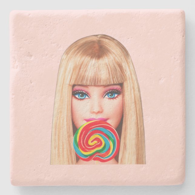 Posavasos De Piedra Barb Stone Coaster (Anverso)