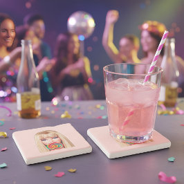 Posavasos De Piedra Barb Stone Coaster