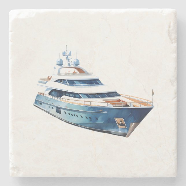 Posavasos De Piedra Barco (Anverso)