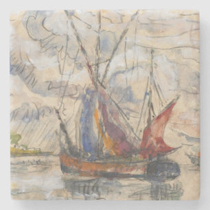Posavasos De Piedra Barcos de pesca en La Rochelle, c.1919-21