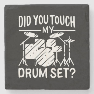 Posavasos De Piedra Baterista - Mi kit de batería