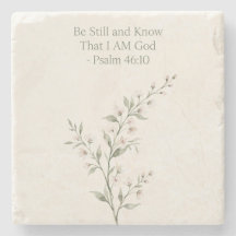 Be Still Stone Coaster