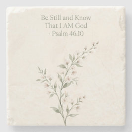 Posavasos De Piedra Be Still Stone Coaster