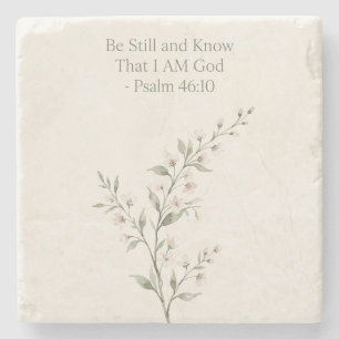 Posavasos De Piedra Be Still Stone Coaster