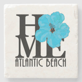 Posavasos De Piedra Beach Blue Hibiscus